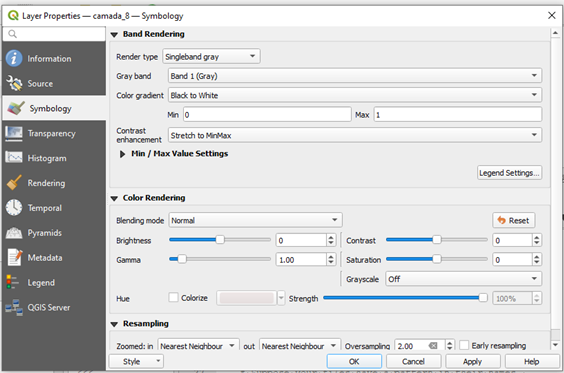 QGIS layer properties camada 8