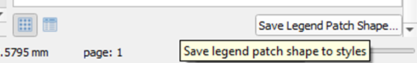 QGIS legend patch shape editor save patch