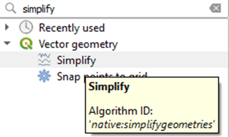 simplify polygon