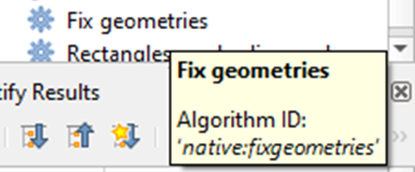 QGIS fix geometries