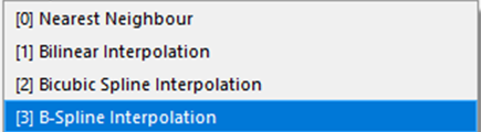 SAGA Raster Calculator interpolators