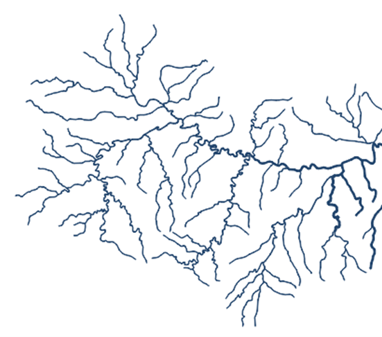 interpolated line stream QGIS