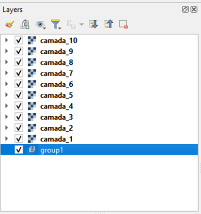 QGIS add group