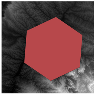 DEM with polygon