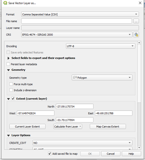 QGIS save feature as