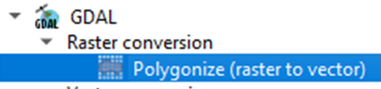 qgis polygonize