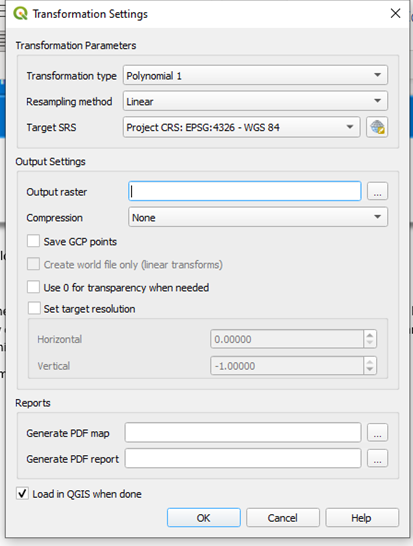 qgis georeferencer