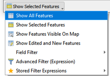 Select features on a latitude