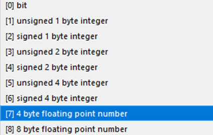 SAGA Raster Calculator data types