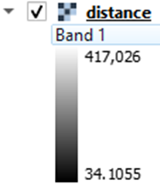 raster legend on qgis