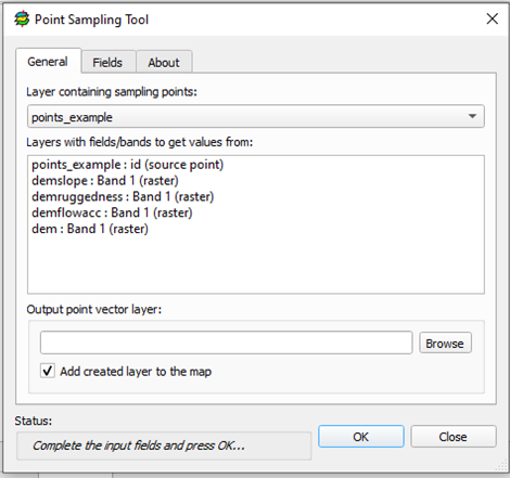 attribute table