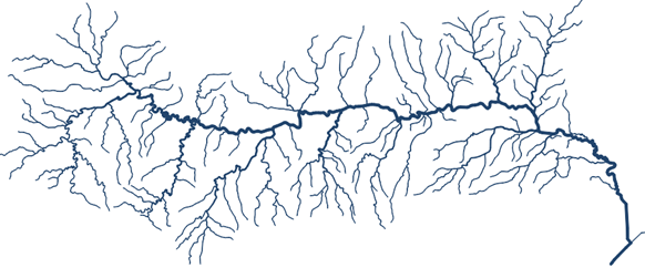 interpolated line stream QGIS